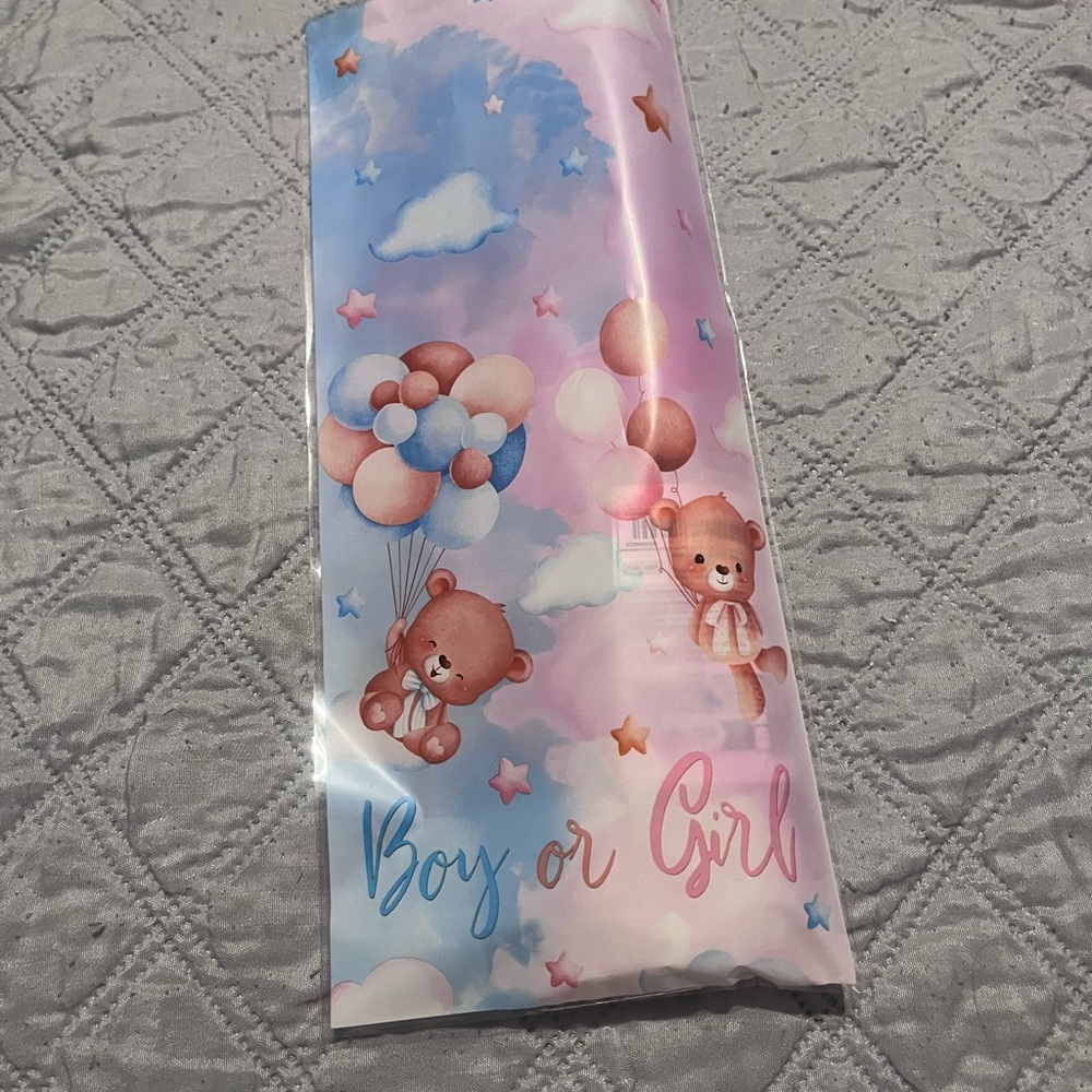 Gender Reveal 'Boy or Girl' Favor Bags - Pink & Blue